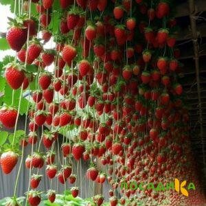 Клубника ампельная Анастасия купить по цене от 370р. в интернет-магазине «Посадика» с доставкой почтой в в Партизанске и по всей России – [изображение №1].
